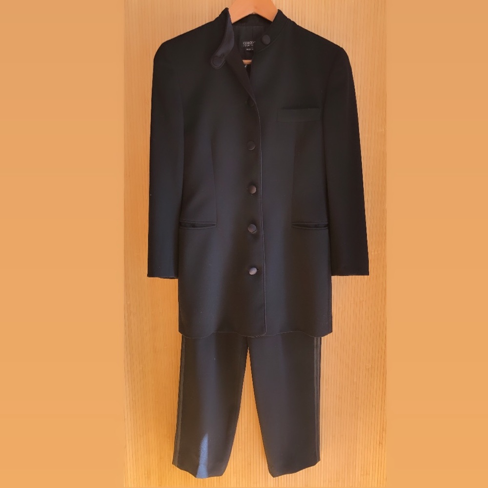 Giorgio Armani Black Jacket & Pants